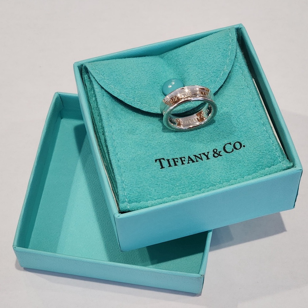 Tiffany & Co. 1837 sterling silver ring - size 6